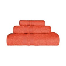 SUPERIOR Ultra-Soft 3-Piece Cotton Towel Set, Daily Assorted Colors , Sizes