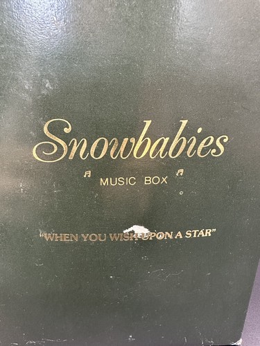 Dept 56 Snowbabies MUSIC BOX #7972-3 "When You Wish upon a Star" - Picture 5 of 6