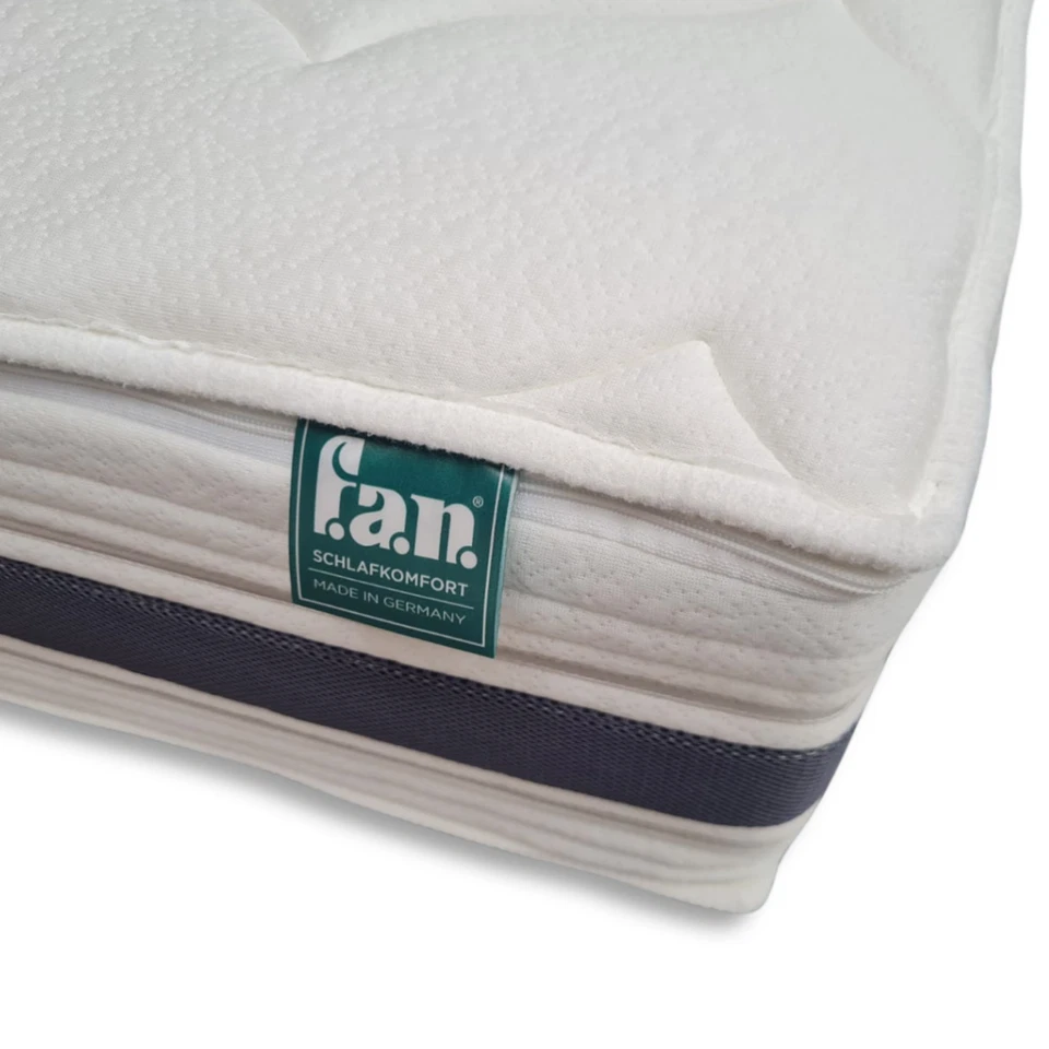 f.a.n. Matratze 100x200 cm H2 7-Zonen Taschenfederkern DuoSpring Premium B-Ware - Bild 3 von 4