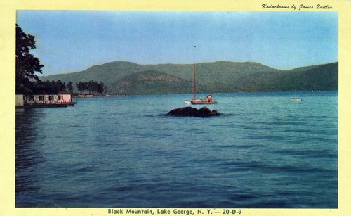 Black Mountain Lake George New York Postcard
