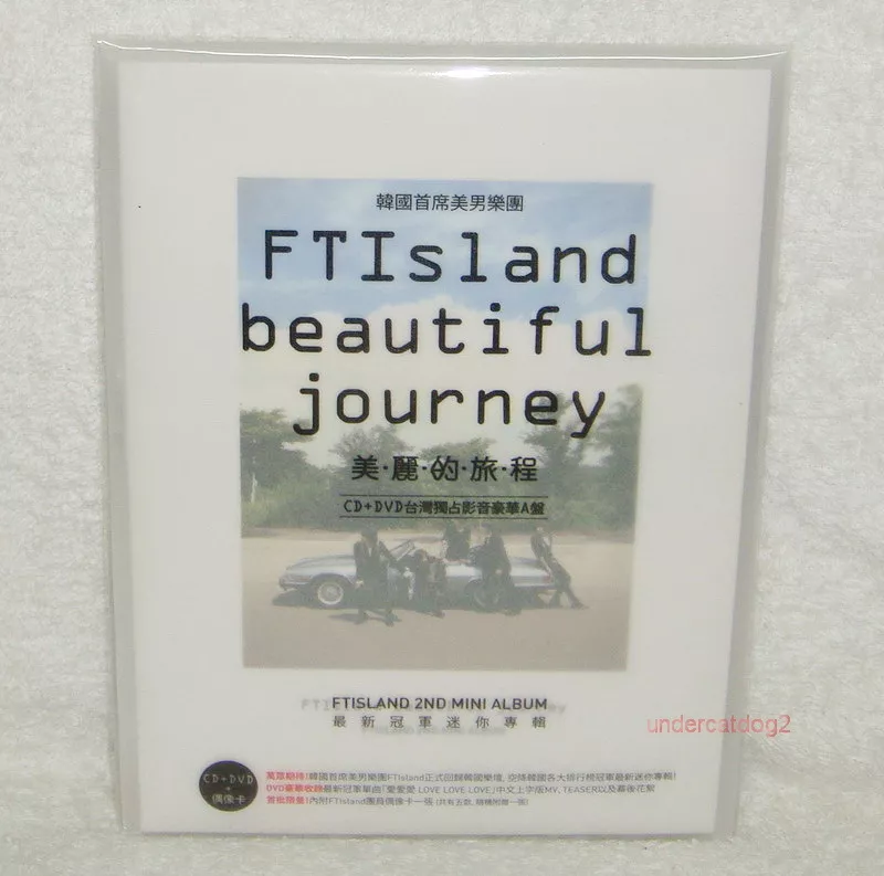 F.T Island FTIsland Beautiful Journey Taiwan Ltd CD+DVD+Card