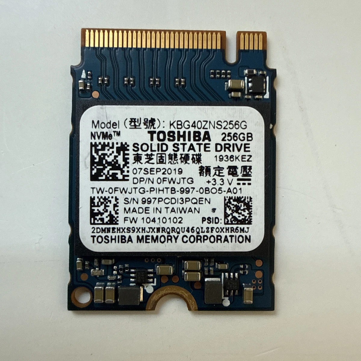 Toshiba M.2 Interface 256 GB Solid State Drives for sale | eBay