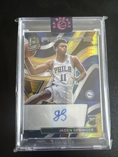2021-22 Panini Spectra - Aspiring Autographs Jaden Springer #AA-JSP 3/3 (AU, RC)