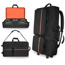 ORKELS Rolling DJ Controller Case for DDJ-400/800/1000/FLX4/FLX2/REV7/REV5/GR...