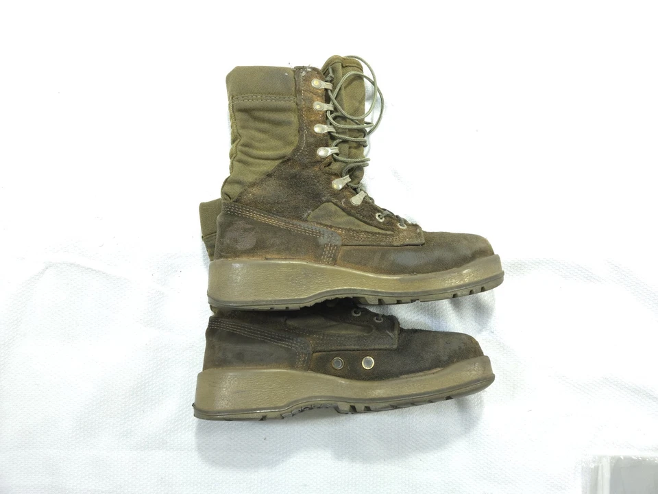 Botas Belleville Mujer Talla 5.5 550 ST Cuero Acero Puntera de Seguridad Combate Foto 2 de 4