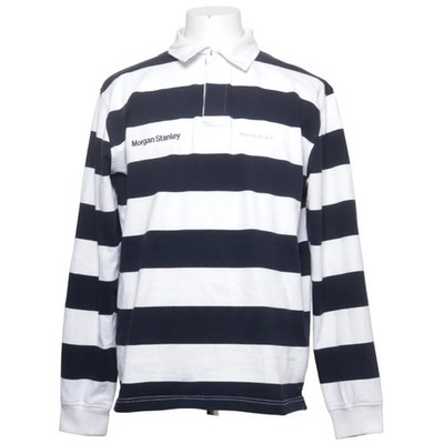 Berkeley, Rugby Shirt, Größe: L, Blau/Weiß, Baumwolle, Streifen, Herren #uLK