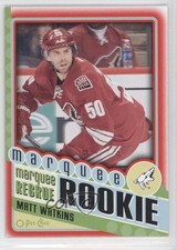 2012-13 O-Pee-Chee Marquee Rookie Wrapper Redemption Red Matt Watkins #588 1m4