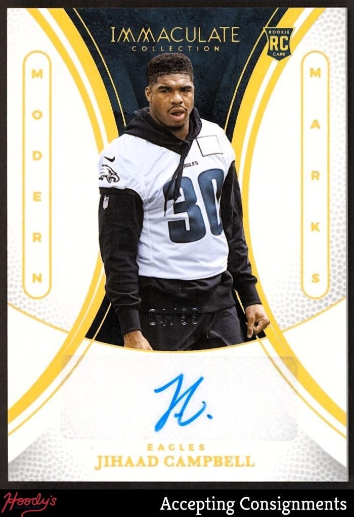 Jihaad Campbell Panini Immaculate Collection Modern Marks #MMJCL Base