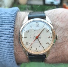Orologio Uomo Vintage Swiss Made Accurist 21J In Buono Funzionante/Povere Condizioni