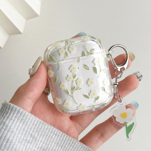 Case for Apple Airpods Pro 3 Clear Silicone Floral Earbuds Cover Gen 1 2 3 4 - Picture 8 of 15