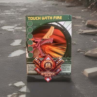 Bakugan Battle Brawlers Touch of Fire Green Ability Card 41/48c Dragonoid