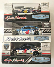 Lot of 3 - 1:64 ACTION 4 BUSCH BEER DARLINGTON THROWBACK - Kevin Harvick