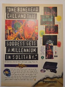 Rare 1995 Panasonic 3DO Sega Saturn PlayStation Print Ad Lot Magazine Spread