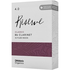 D'Addario Woodwinds Reserve Classic, Bb Clarinet Reed - Box of 10 4  R6294