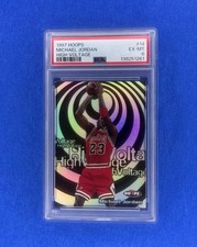 1997 HOOPS HIGH VOLTAGE #14 MICHAEL JORDAN PSA 6