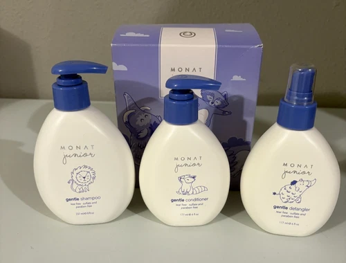 Monat Junior Shampoo/Conditioner/Detangler Bundle - New