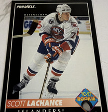 Pinnacle 1992-93 Scott Lachance #223 New York Islanders Rookie Card. rookie card picture