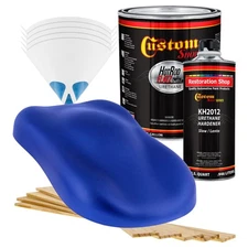 HOT ROD FLATZ Daytona Blue Pearl Gallon Kit URETHANE Flat Auto Car Paint Kit