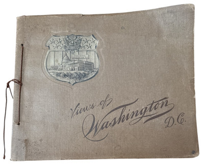 Views Of Washington D.C. Paper Photos Book Vintage