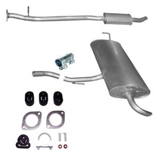 Mittelschalldämpfer  Endschalldämpfer Auspuff für  Nissan Qashqai 1.6 + Kit Neu