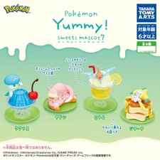 Pokemon Yummy! Sweets Mascot 7 Figure Capsule Toy Gashapon Complete Set TOMY