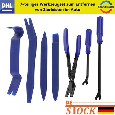 7pc Auto Tool Demontage Innenverkleidung Entferner Clipheber Zange KFZ Reparatur