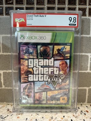 Grand Theft Auto V 5 (Xbox 360, 2013) Sealed WATA Graded 9.8 A+ PSA First Print