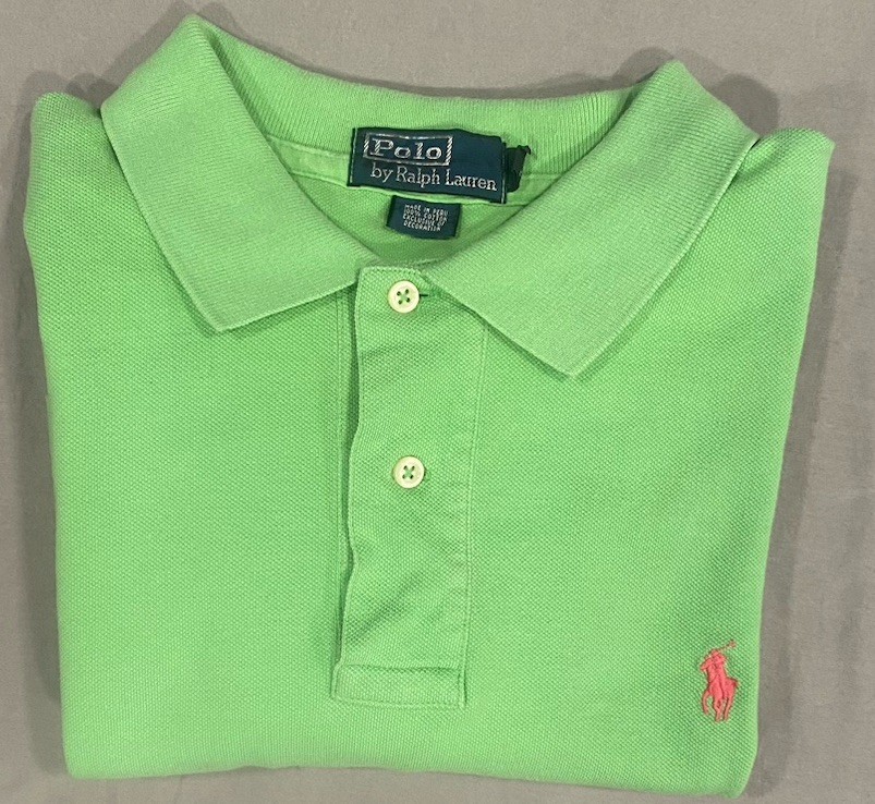 Polo Ralph Lauren Men’s Polo Shirt XL Green Short Sleeve Old Money Country Club thumbnail 9