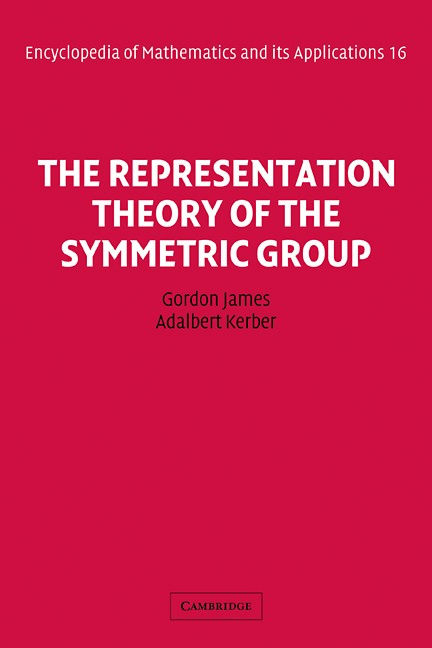 The Representation Theory of the Symmetric Grou. James, Kerber<| - Image 2