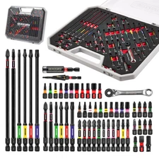Tools Set Packaged Impact Screwdriver Bits Mini Wrech Step Drill Socket Adapters