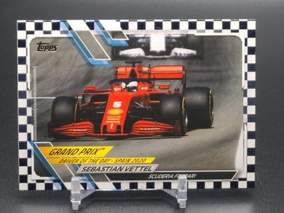 2021 Formula 1 Topps Flagship Sebastian Vettel #165 Checkered Flag F1