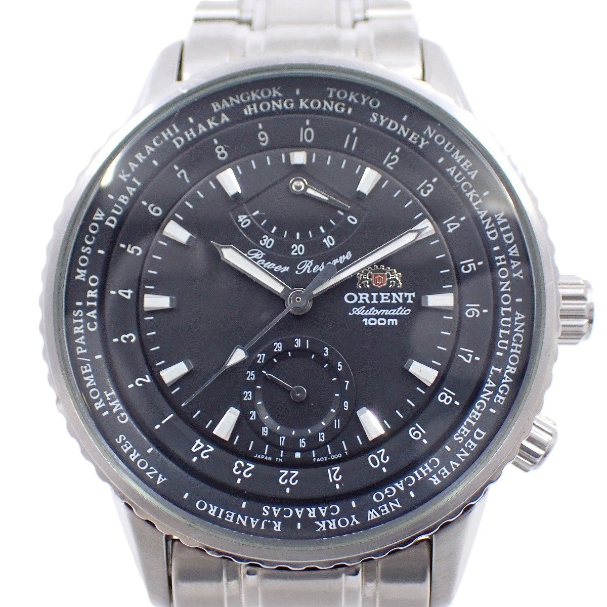 Orient Kingmaster World Time Gmt Automatic Black … - image 1