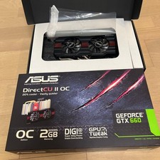 ASUS GeForce GTX 660 2GB GDDR5 Graphics Card DirectCU II Cooling Unused
