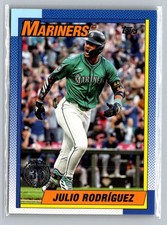 2025 Topps #T90-42 Julio Rodríguez 1990 Topps Baseball 35th Anniversary