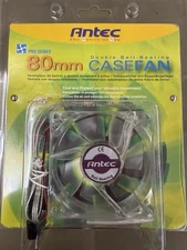 Antec Pro Series 80mm LED Double-Ball Bearing Casefan -- Brand New Sealed!