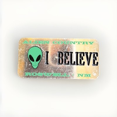 Roswell New Mexico Alien I Belive Souvenir Fridge Magnet Travel Collect