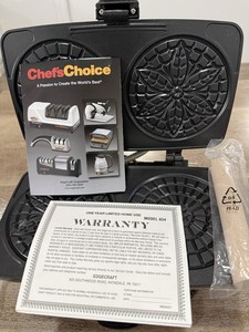 Chefs Choice International Pizzelle Pro Express Bake Toscano Maker Model 834