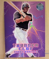 1996 Fleer Ultra THUNDER CLAP GOLD MEDALLION 3 Bobby Bonilla Orioles RARE INSERT