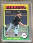 Paul Skenes 2024 Topps Heritage High Number #594 Chrome Rookie RC /699