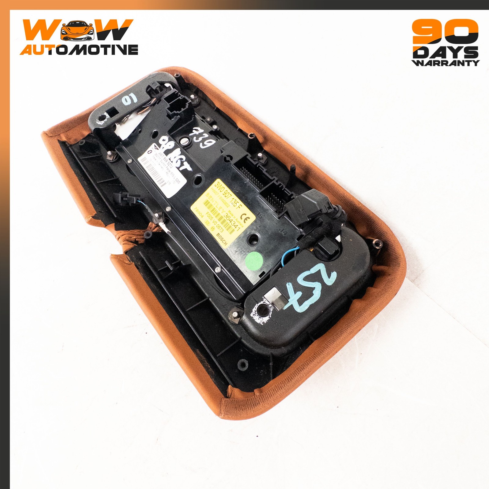 07-13 BENTLEY CONTINENTAL GTC OVERHEAD DOME LIGHT CONTROL CONSOLE SWITCH OEM