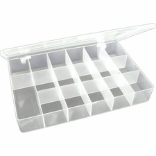 2 17 Slot Compartment Storage Box Tray Findings Beads Organizer 10 3/4" x 7"