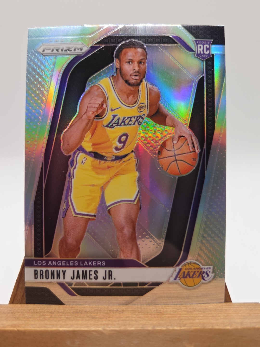 Bronny James Jr. 2024-25 Panini Prizm  Prizms Silver Rookie #243