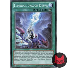 Yugioh Leuchtender Drache Ritual LVAL-DE062 Common NM