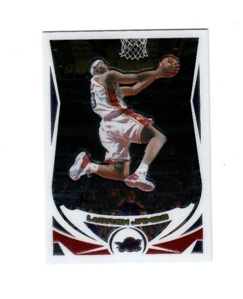 Lebron James 2004-05 Topps Chrome (2nd Year) Basketball card #23