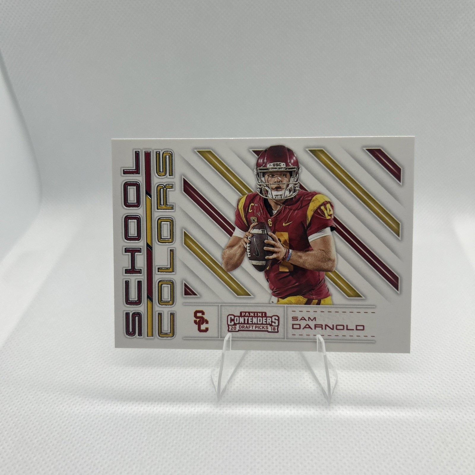 2018 Panini Contenders Draft Picks - School Colors Sam Darnold #1 (RC)