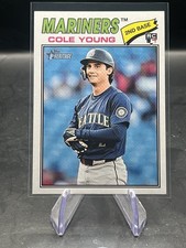 2026 Topps Heritage Base Cole Young RC Seattle Mariners #142