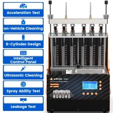 ANCEL JC600 GDI Fuel Injector Tester Car Ultrasonic Injector Cleaner Machine