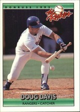 1992 Donruss The Rookies Baseball Card #31 Doug Davis 