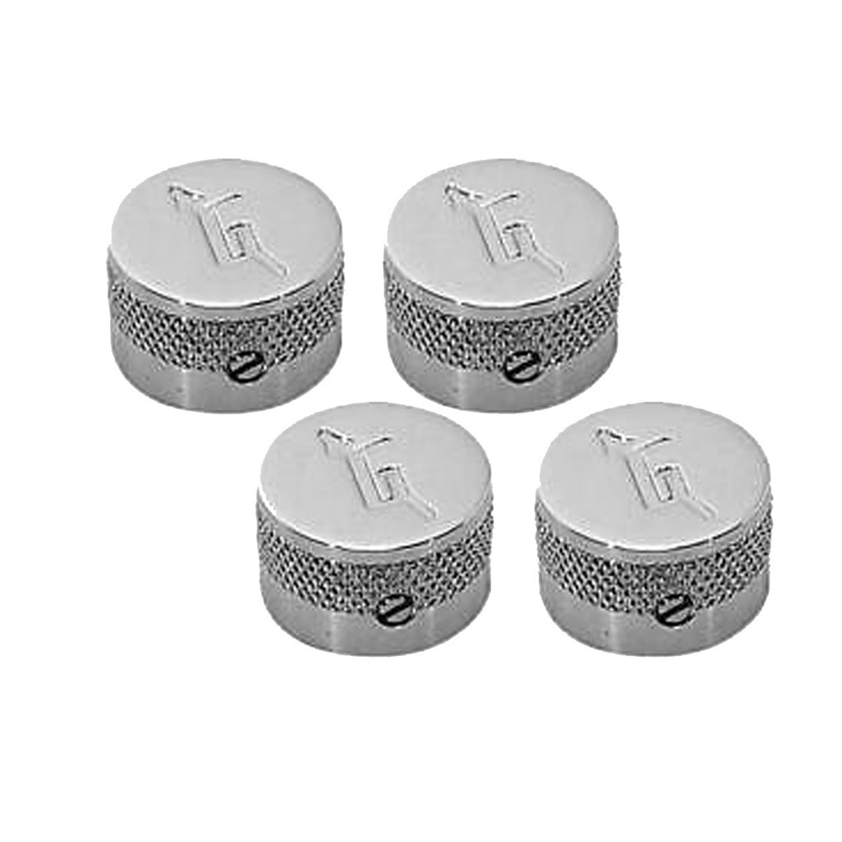 Gretsch G Logo Knob for United States Solid Shaft Pots 4 Pieces Chrome 11690₽