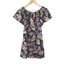 REFORMATION Nashville Floral Off The Shoulder Mini Dress in Lenai Womens Size XS